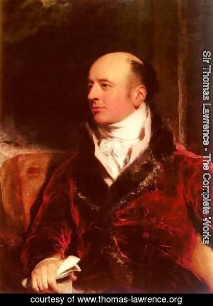 Sir Thomas Lawrence - Portrait Of James Perry (1756 - 1821)