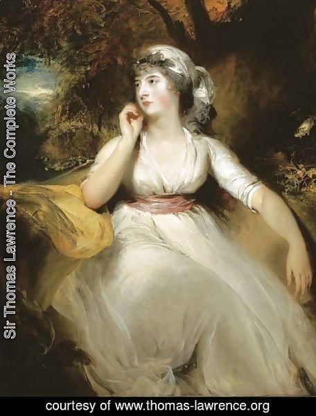 Sir Thomas Lawrence - Portrait of Miss Selina Peckwell, Mrs Grote (1775-1845)