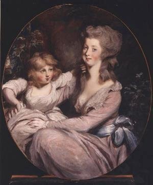 Sir Thomas Lawrence - Peggy Shippen and daughter