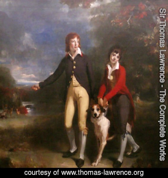 Sir Thomas Lawrence - The Two Sons of the 1st Earl of Talbot