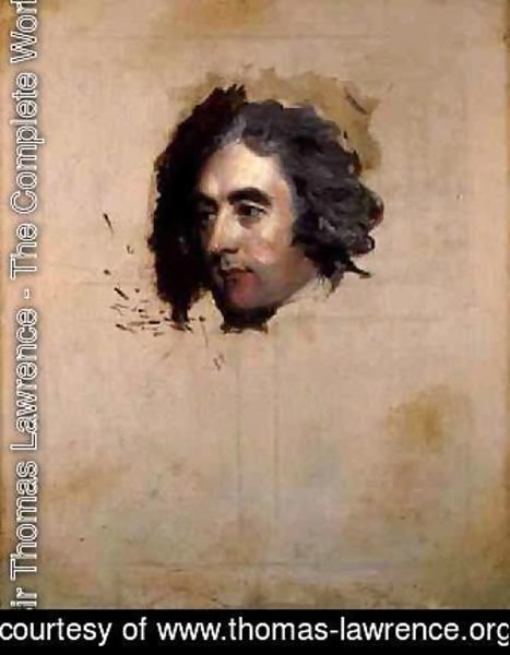 Sir Thomas Lawrence - A Portrait of a Man possibly William Eden