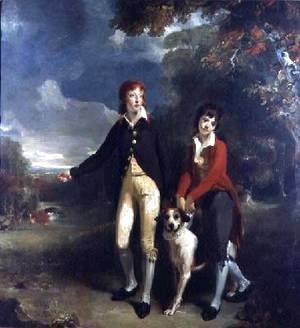 Portrait of Charles Chetwynd Talbot Viscount Ingestre and His Brother