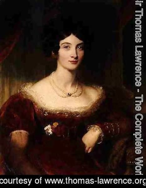 Sir Thomas Lawrence - Anna Frances Bankes Lady Falmouth 1789-1864