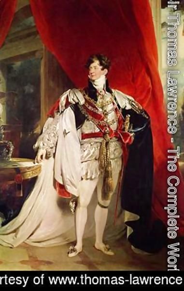 Sir Thomas Lawrence - The Prince Regent later George IV 1762-1830 in his Garter Robes