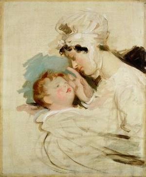 Portrait of a mother and child