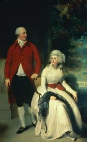 Sir Thomas Lawrence - Portrait of John Julius Angerstein 1735-1823 and his second wife Eliza 1748-1800