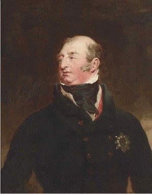 Sir Thomas Lawrence - Portrait of Frederick, Duke of York and Albany (1763-1827), bust-length, in a black jacket, wearing the Order of the Garter
