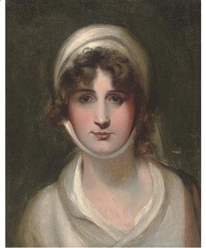 Sir Thomas Lawrence - Portrait of Mary Siddons, bust-length
