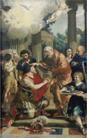 Saul Receiving Sight From Ananias