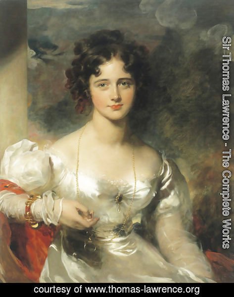 Sir Thomas Lawrence - Portrait of Miss Rosamond Croker