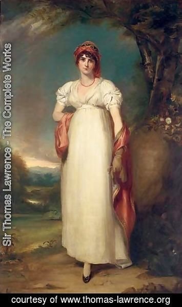 Sir Thomas Lawrence - Portrait of Mrs John Halkett (d. 1805)