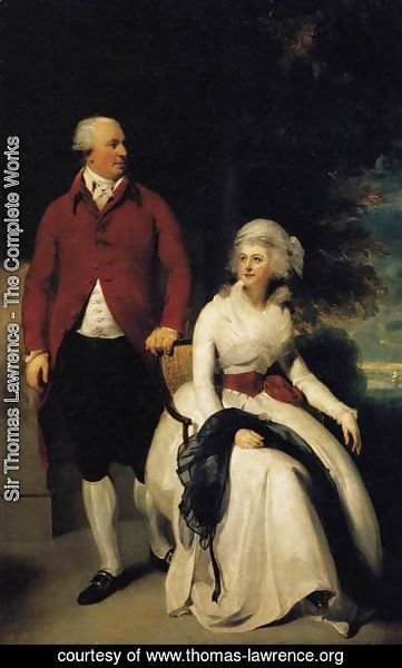 Sir Thomas Lawrence - Mr and Mrs John Julius Angerstein  1792