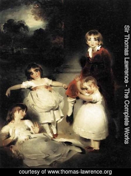 Sir Thomas Lawrence - Portrait of the Children of John Angerstein  1808