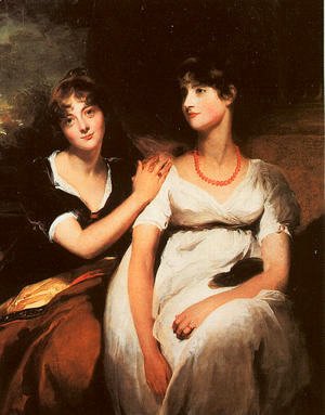 Sir Thomas Lawrence - The Daughters of Colonel Thomas Carteret Hardy  1801