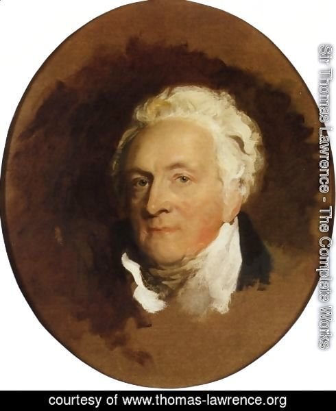 Sir Thomas Lawrence - Portrait of Henry Bathurst, 3rd Earl Bathurst (1762 - 1834)