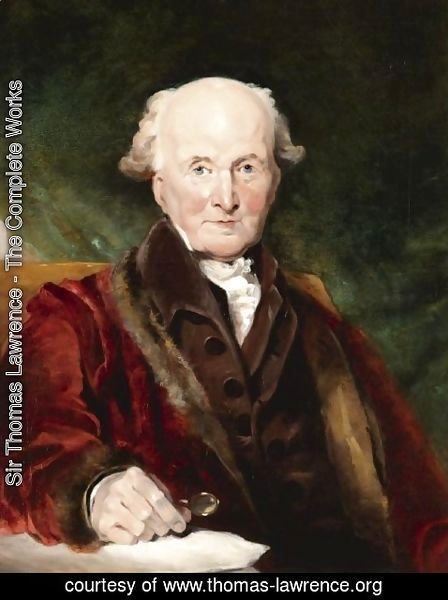 Sir Thomas Lawrence - Portrait of John Julius Angerstein