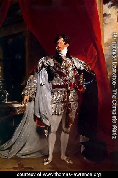 Sir Thomas Lawrence - The Prince Regent [later George IV] of England