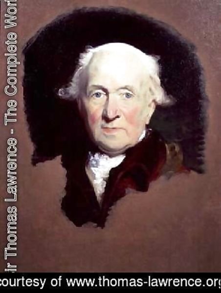 Sir Thomas Lawrence - Study of John Julius Angerstein 1735-1823