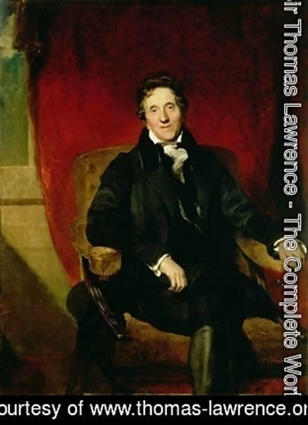 Sir Thomas Lawrence - Portrait of Sir John Soane 1753-1837