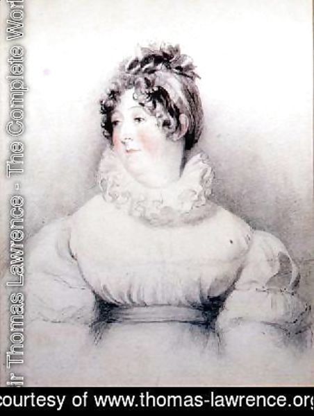 Sir Thomas Lawrence - Portrait of Amelia Anne Marchioness of Londonderry