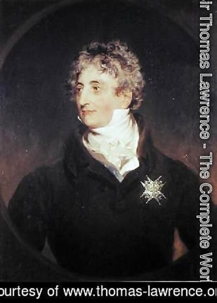 Sir Thomas Lawrence - Portrait of Duke Armand Emmanuel de Richelieu 1766-1822