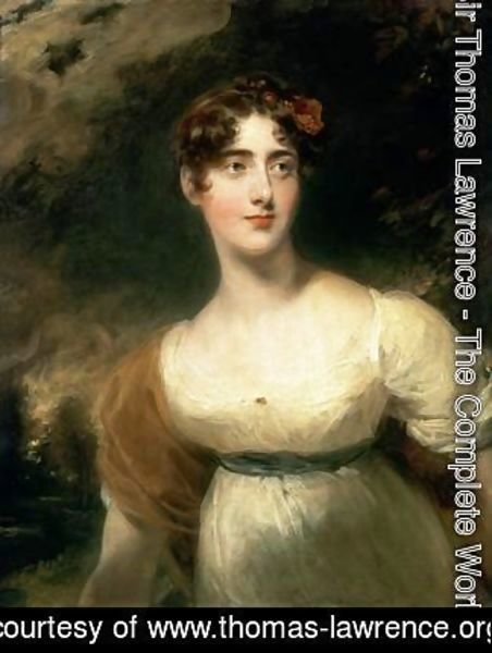 Sir Thomas Lawrence - Portrait of Lady Emily Harriet Wellesley Pole