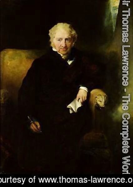 Sir Thomas Lawrence - Portrait of Henry Fuseli Johann Heinrich Fussli