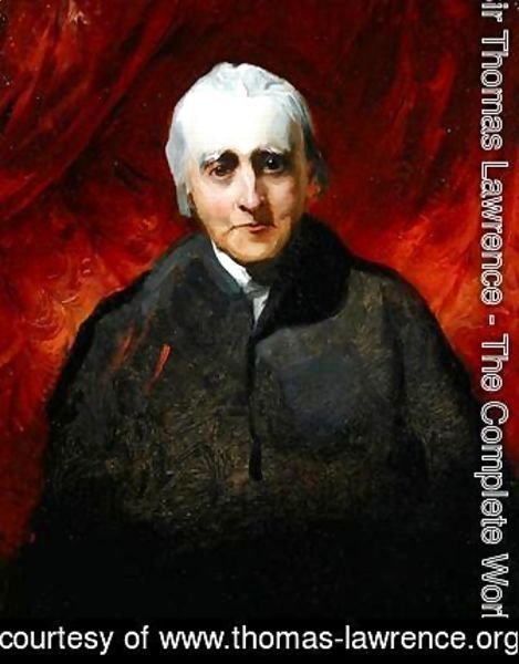 Sir Thomas Lawrence - Portrait sketch of an elderly man