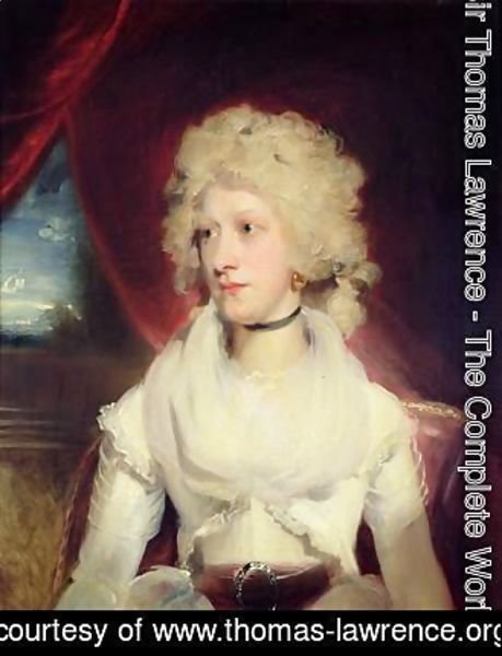 Sir Thomas Lawrence - Portrait of Miss Martha Carr