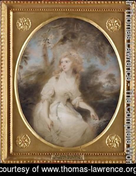 Sir Thomas Lawrence - Portrait of Mrs Anna Maria Braine