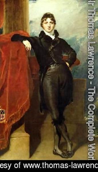 Sir Thomas Lawrence - Lord Granville Leveson Gower Later 1st Earl Granville