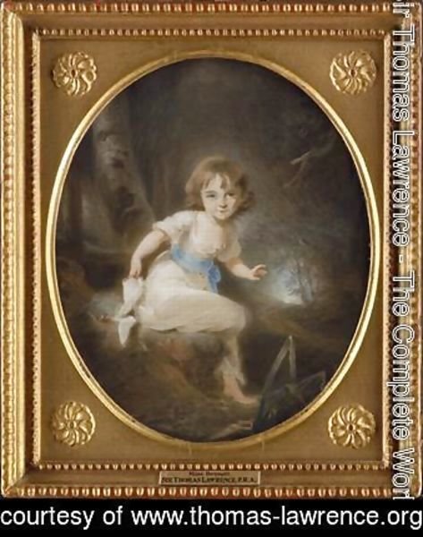 Sir Thomas Lawrence - Portrait of Miss Bennett