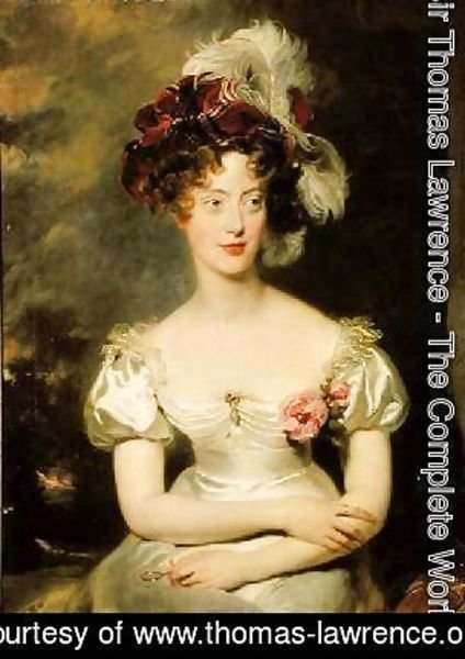 Sir Thomas Lawrence - Marie Caroline de Bourbon 1798-1870 Duchesse de Berry