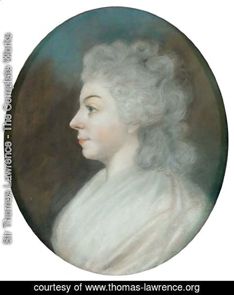 Sir Thomas Lawrence - Portrait of a woman traditionally identified as Sarah Siddons