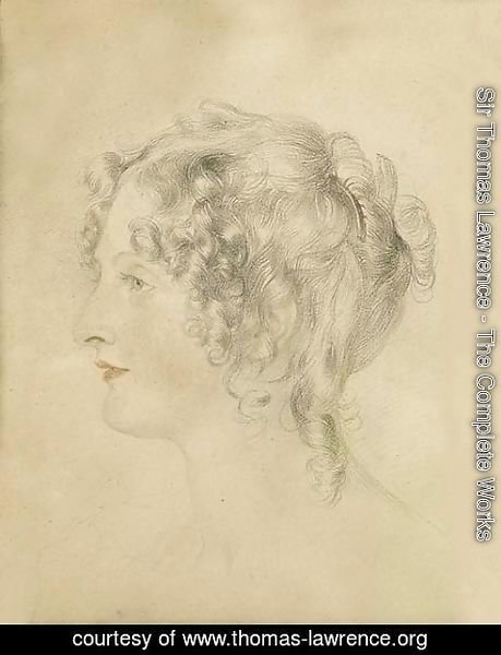 Sir Thomas Lawrence - Portrait of Countess Georgina Bathurst (1765-1841)