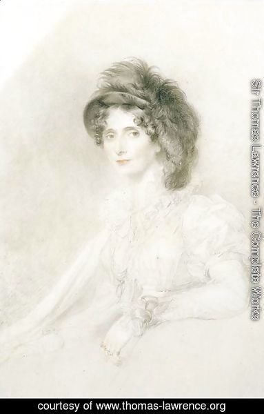 Sir Thomas Lawrence - Portrait of Elizabeth, Duchess of Devonshire (1758-1824)
