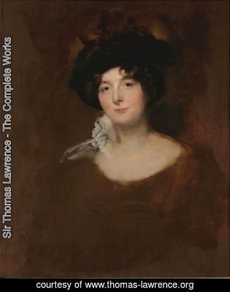 Potrait Of A Lady, Said To Be Lady Blessington's Sister