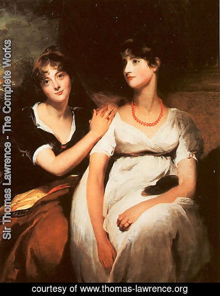 Sir Thomas Lawrence - The Daughters of Colonel Thomas Carteret Hardy  1801